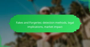 Fakes and Forgeries: detection methods, legal implications, market impact